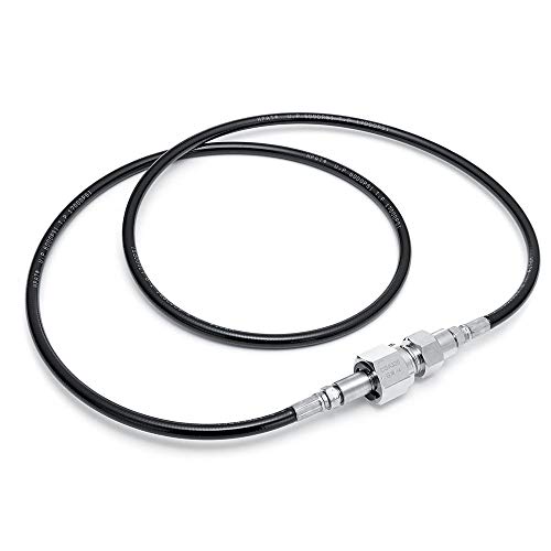 ZUINIUBI Soda Club to External CGA320 Tank Direct Adapter Hose Compatible for CO2 Soda Maker Machine Cylinder 60inch