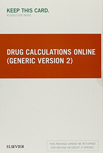 Download Drug Calculations Online (Generic Version 2) - Access Card, 1e