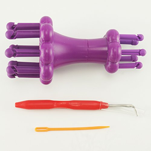 2 LAYOER+Knit+Spool+Knitting+Purple