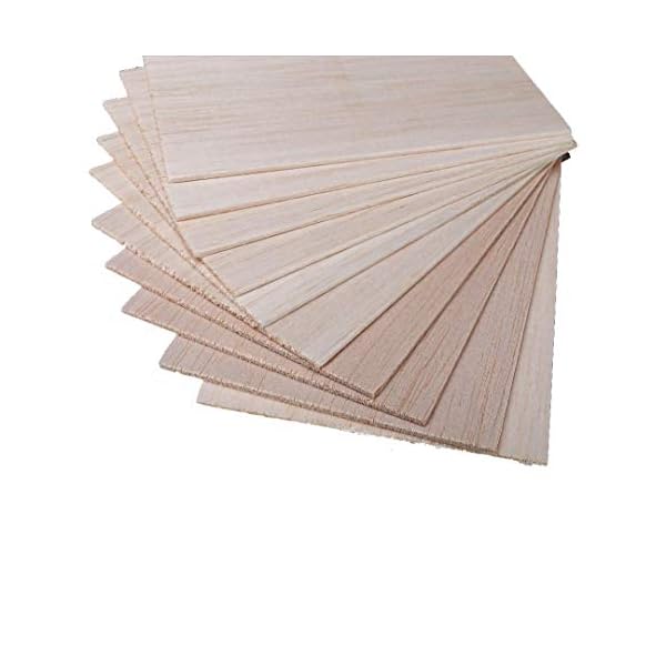 BB Holzplatte, 30Pcs Sperrholz, Holzplatten, Sperrholz-Platte, Hobby Holz Sperrholz Platte, Quadratische Holzscheiben… – Bild 5