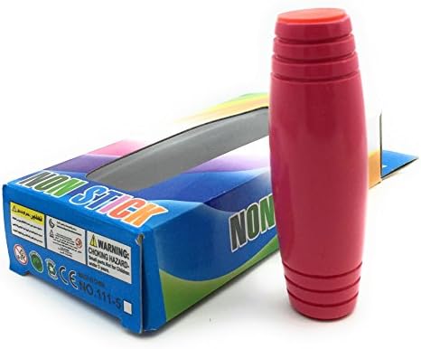 Need Some Fun in Class or Office? Best Rollver Desktop Flip Toy When Bored At Desk! Fidget Stick is a perfect Stressbuster for Kids , Teens and Adults! Make your play funful (Pink)