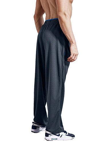 image for Duuluup Men Sport Pants - Quick Dry Active Sports Jersey Pants Color M