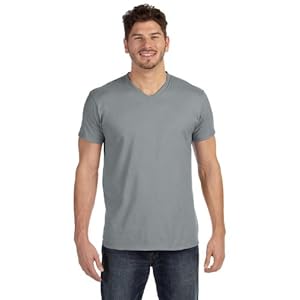 Hanes Men’s 6-Pack V-Neck T-Shirt – 3 Vintage Green / 3 Vintage Grey – XXX-Large
