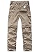 Jessie Kidden Mens Hiking Pants Convertible Quick Dry Lightweight Zip Off Outdoor Fishing Travel Safari Pants (225 Khaki 36)