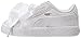 Puma Girls Basket Heart Patent Inf Casual Kids Sneaker, Puma White, 6 C US Toddler