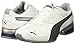 PUMA Men's Tazon 6 FM Sneaker, White Silver/Blue Depths,10 M US