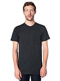 American Apparel Men Tri-Blend Crewneck Pocket T-Shirt