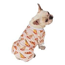 CuteBone Dog Pajamas Cat Pajamas Dog Apparel Dog Jumpsuit Pet Clothes Pjs