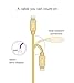 iBEST - iPhone Charger Cable, 3 Pack (5ft) [Apple MFi Certified] Gold, White, Pink, Nylon Braided, USB Cord for iPhone X, 8/8 Plus, 7/7plus, 6/6S plus, 5/5S/5C/SE,iPad mini/Air/Pro iPod touch/nano7