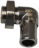 EZ (L-001) Silver Small 90 Degree Hose End