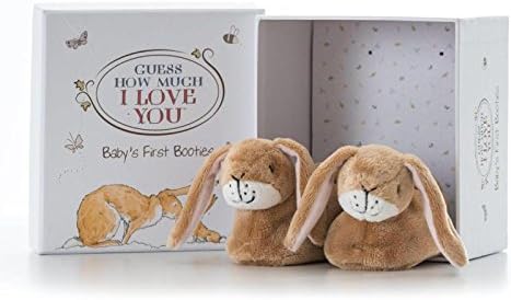 Guess How Much I Love You Booties Set, By Rainbow Designs