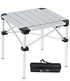 iClimb Lightweight Stable Alu. Folding Square Table