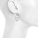 Lux Accessories Halloween Skeleton Hand Goth Drop Earrings