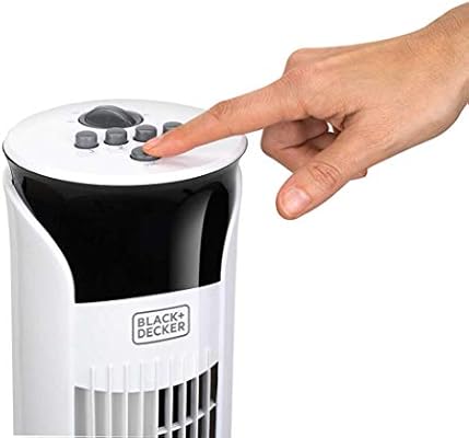 Black + Decker – BXEFT47E Ventilador de torre oscilante silencioso ...