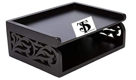Trustshoppee Wooden Beautiful Fancy Set Top Box Wall Shelf