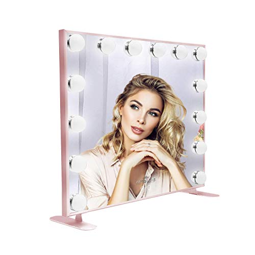 Impressions Vanity Hollywood Touch DuoTone Wide Lighted Makeup Mirror