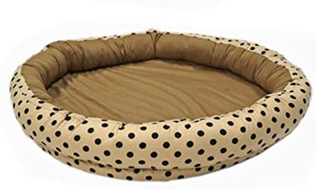 Oversized Round Child Baby Nest - Multi-Functional Kids Floor Play Cushion for A Reading Nook, Bed Room, Or Watching TV - Reversible Flower Newborn Lounger Bed, 0-5 Years Old