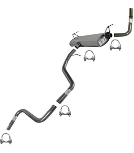 Complete Intermediate Resonator & Exhaust Pipe Kit For 2004-2008 Chevy Malibu 2.2L | Stainless Steel Cat-Back System 3 thumbnail image