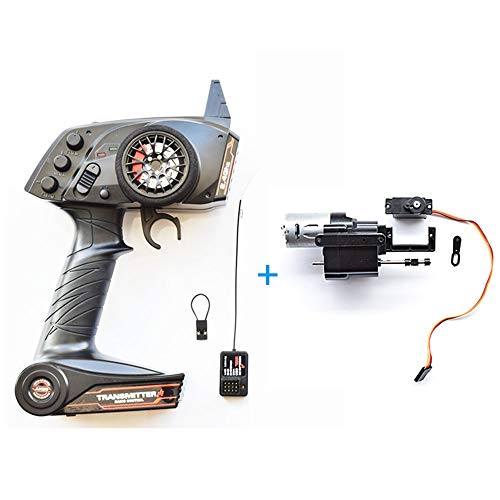 WPL MaxMetal Transmitter Upgrade 2 Speed Gearbox OP Fitting Accessories Full Scale Remote Control Model/Ship Model General Purpose 3 Channel Controller (Remote Control & Receiver & 2 Speed Gearbox) - Thumbnail 6