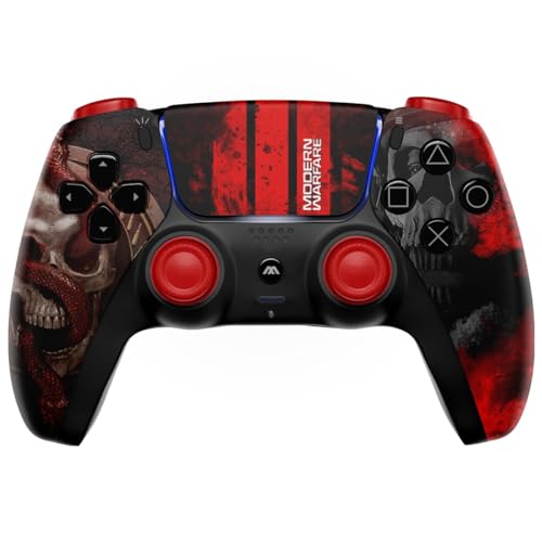 MODDEDZONE Original Custom UN-Modded Wireless Controller for Playstation 5 Controller/Compatible with PS5 Controller Warfare 3