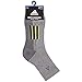 adidas Men's Cushioned X II Mid Crew Socks (2-Pair), Onix - Light Onix Marl/Onix/Black/Shock Slime, Large, (Shoe Size 6-12)