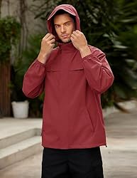 COOFANDY Men's Rain Jacket Waterproof Lightweight