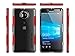 Microsoft 950 XL Case, Ghostek Cloak Series for Nokia Lumia 950 XL Slim Hybrid Impact Armor Cover Carrying Case | HD Screen Protector | Warranty Exchange | Aluminum Bumper | Ultra Fit (Red)