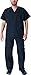 NATURAL WORKWEAR Mens EDS Medical Dental Uniform - Premium Scrubs Set XXS - 3XL