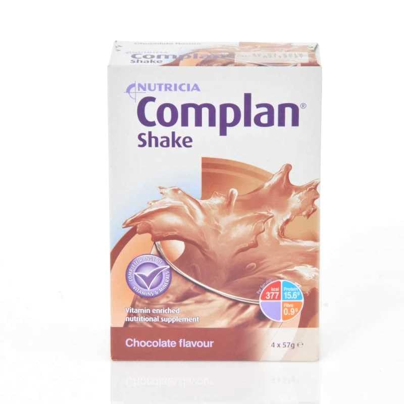 Complan Chocolate Flavour Nutritional Drink 4 X 55G - Pack of 2