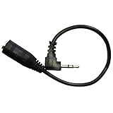 Teagas 2.5mm Male to 3.5mm Female Stereo Audio Jack Adapter Cable Black