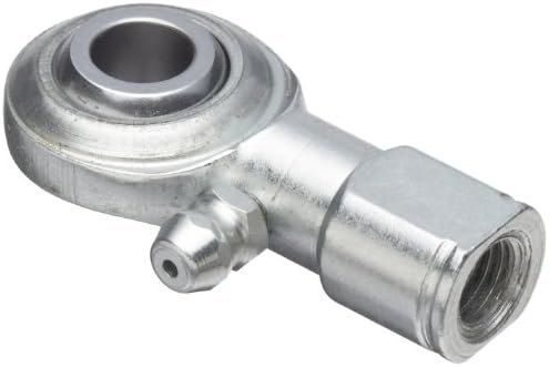 Sealmaster CFFL 12N Rod End Bearing, Two Piece, Commercial, Regreasable, Female Shank, Left Hand Thread, 3/4"-16 Shank Thread Size, 3/4" Bore, ±7 degrees Misalignment Angle, 7/8" Length Through Bore, 1-3/4" Overall Head Width, 1.531" Thread Length, 14000.0lbf Static Load Capacity