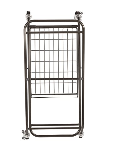 Artesa 5187033 Verona Collapsible Metal Laundry Cart with Removable Basket & Canvas Bag, 20.5