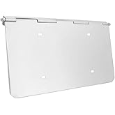 GG Grand General 60541 Stainless Steel 1 License Plate Holder for Peterbilt