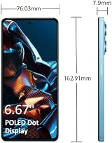 Xiaomi Poco X5 Pro 5G 256GB Horizon Blue Dual SIM Android 12 view 2