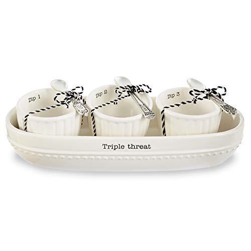 Mud Pie Circa Cracker Trays and Serving Sets (Cracker Bowl Set)