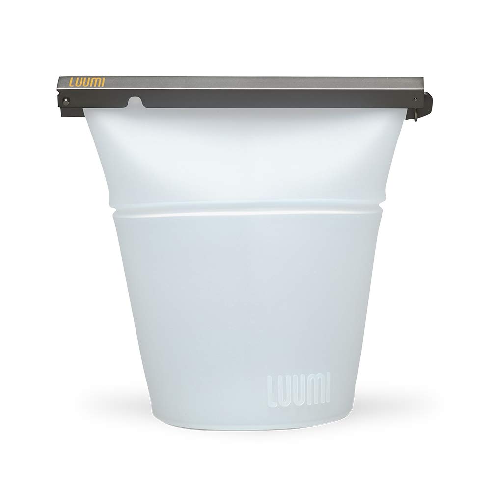 Luumi Unplastic Bowl - Reusable 100% Platinum Silicone Collapsible Food Storage Containers - Microwave, Oven, Freezer and Dishwasher Safe (Clear)