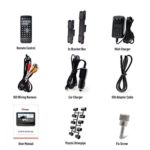 image for Headrest DVD Player for Car Can Use Both in Car or at Home as DVD Play