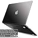IBENZER Compatible with Old Version MacBook Air 13 Inch Case (2010-2017 Release). Models: A1466 / A1369, Plastic Hard Shell Case with Keyboard Cover for Mac Air 13, BK, A13BK+1N