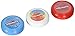 Flickerz Flying Disc, White/red/Blue, 3-Pack
