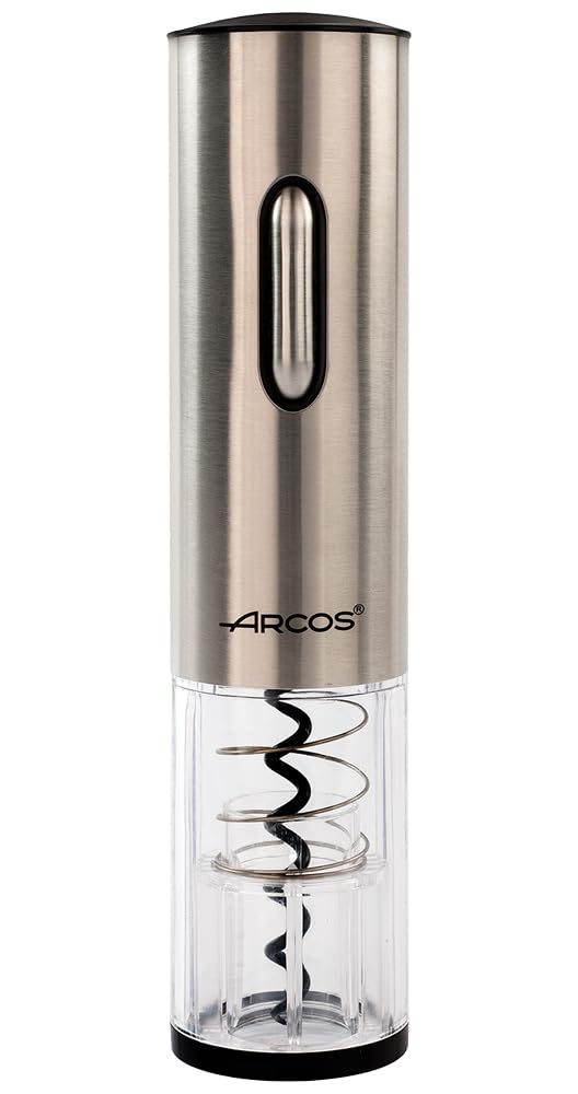 Arcos Accessories - Electric Corkscrew Bottle Opener - Material ABS Stainless Steel - Grey Color