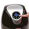 Power Air Fryer XL 3.2 Litre - Chip Fryer, Portable Oven, Oil Free Hot Air Health Fryer with Baking Tray (1500W) Black
