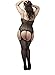 CURRMIEGO Sexy Lace Bodystocking Fishnet Lingerie Black