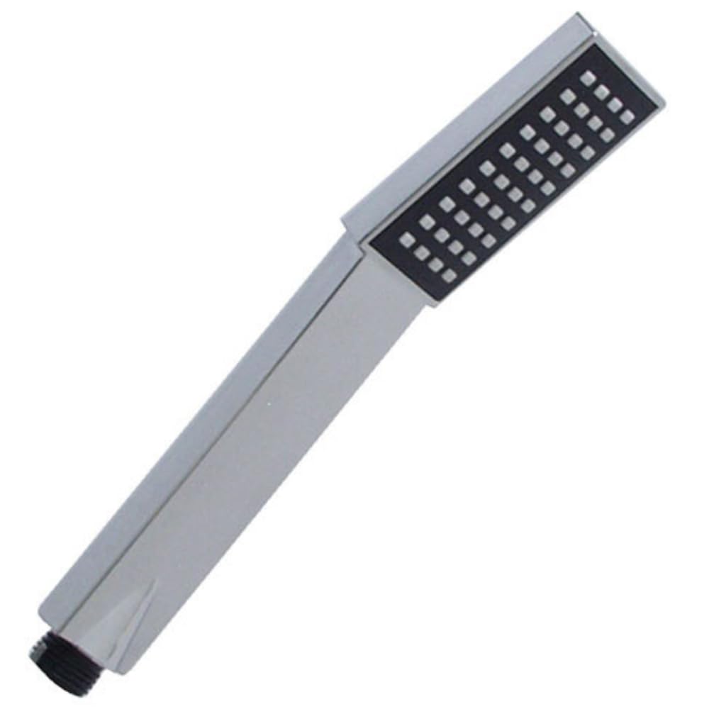 Schläfer | 1303033 - Hand Shower Square Chrome-Plated, 1 Jet Type, Anti-Limescale Nozzles, Silver Shower Head, Shower Head, Bathroom Accessories, Shower Head, Chrome