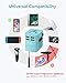 Xcentz Universal Travel Power Adapter, 4-USB 4.8A Wall Charger AC Plug, Travel Accessories Essentials Gifts for Women Girl Worldwide Power Adapter for EU UK AU US Cell Phone Tablet Laptop