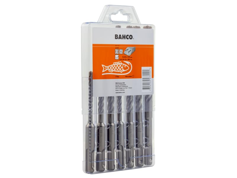 BAHCO Game 7 SDS + 4C Concrete bits