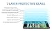 Voxkin [ PREMIUM ] Apple iPhone 7 Plus Tempered Glass Screen Protector - Shield, Guard & Protect Phone From Crash & Scratch - Anti Fall, Bubble Resistant, Shatter Proof - Best Front Cover Protection