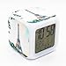Boyan Led Alarm Clock France Paris Eiffel Tower Design Creative Desk Table Clock Glowing Electronic Led Digital Alarm Clock for Unisex Adults Kids Toy Gift