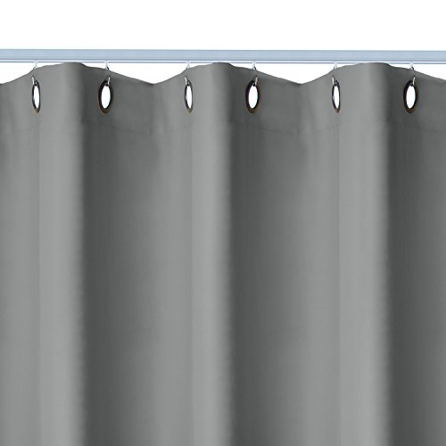 RoomDividersNow Premium Heavyweight Ceiling Track Room Divider Kit - Small A, 8ft Tall x 3ft - 4ft 6in Wide (Slate Gray)