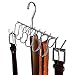 Evelots Closet Hanger/Rack-Belt/Scarf/Tie/Necklace/Handbag-Chrome Metal-14 Hooks