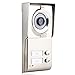 MOUNTAINONE 2 Apartment/Family Video Door Phone Intercom System 1 Doorbell Camera with 2 Button 2 Monitor Waterproof SY811WMC12